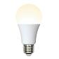 Лампа светодиодная Uniel E27 10W 3000K матовая LED-A60-10W/WW/E27/FR/MB PLM11WH UL-00002371 - фото №1