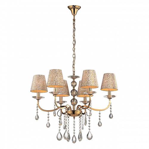 Подвесная люстра Ideal Lux Pantheon SP6 Oro 088068
