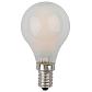 Лампа светодиодная филаментная ЭРА E14 9W 2700K матовая F-LED P45-9w-827-E14 frost Б0047021 - фото №1