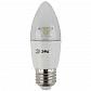 Лампа светодиодная ЭРА E27 7W 2700K прозрачная LED B35-7W-827-E27-Clear Б0028480 - фото №1