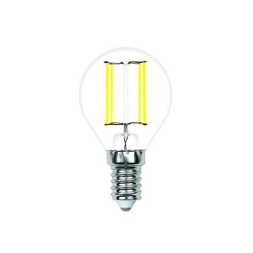 Лампа светодиодная филаментная Volpe E14 7W 4000K прозрачная LED-G45-7W/4000K/E14/CL/SLF UL-00008319