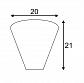Настенный светильник SLV Soprana Solid WL-2 155751 - фото №2