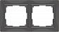 Рамка Werkel Snabb Basic на 2 поста серо-коричневый WL03-Frame-02 4690389099045 - фото №1