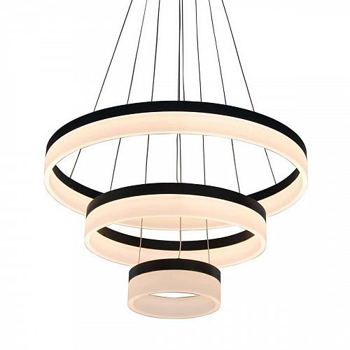 Подвесная светодиодная люстра Zumaline Circle L-CD-03-BL