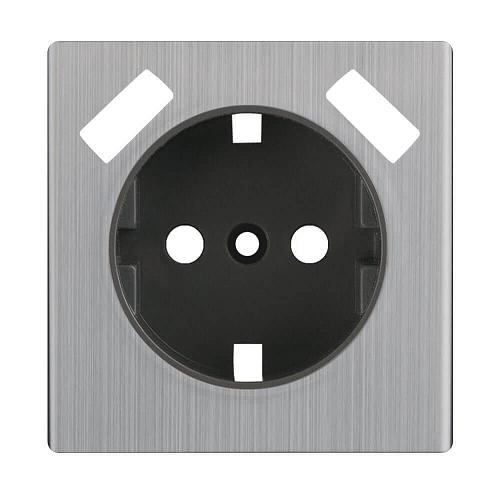 Лицевая панель Werkel розетки USB cеребряный рифленый WL09-USB-CP 4690389100338