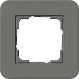 Рамка 1-постовая Gira E3 темно-серый/антрацит 0211423
