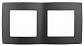 Рамка 2-постовая ЭРА 12 12-5002-05 Б0014755 - фото №1