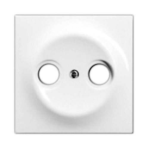 Лицевая панель ABB Impuls розетки TV-R белый бархат 2CKA001753A0168