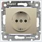 Розетка 2К+3 Legrand Galea Life 16A 250V с/з со шторками автоматические клеммы титановая 771463 - фото №1