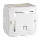 Выключатель Mono Electric Octans IP20 одноклавишный белый 104-010101-100 - фото №1