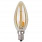 Лампа светодиодная филаментная ЭРА E14 7W 2700K золотая F-LED B35-7W-827-E14 gold Б0027964 - фото №1