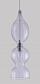Подвесной светильник Crystal Lux Iris SP1 B Transparent - фото №2