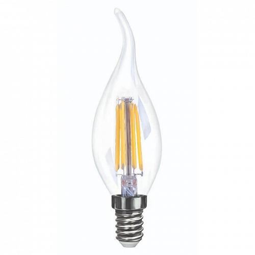 Лампа светодиодная диммируемая филаментная Voltega E14 6W 4000K прозрачная VG10-CW35E14cold6W-FD 7081