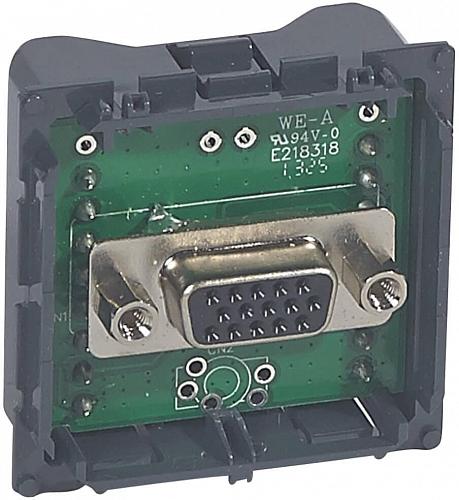 Розетка видео HD15 VGA Legrand Celiane 067316