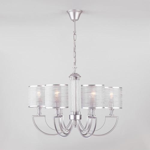 Подвесная люстра Eurosvet Licata 60099/6 серебро