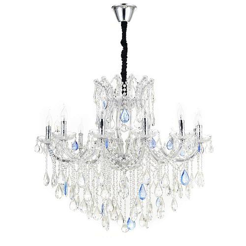 Подвесная люстра Lumien Hall Лагуна LH0013/12P-CR