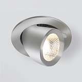 Встраиваемый светодиодный светильник Elektrostandard 9918 LED 9W 4200K серебро a052457
