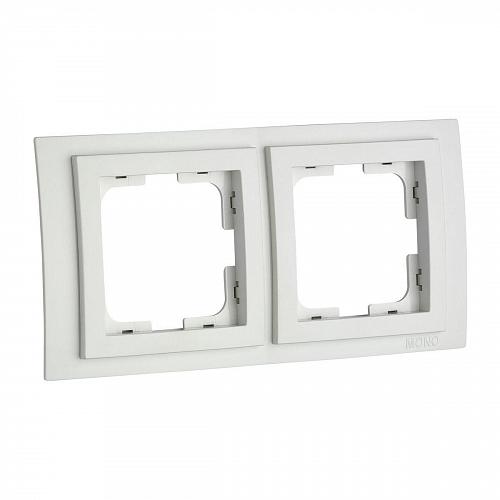 Рамка 2-постовая Mono Electric Larissa белый 103-191900-161