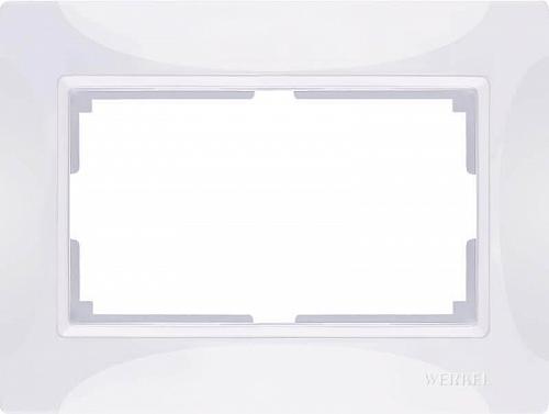 Рамка Werkel Snabb для двойной розетки белый basic WL03-Frame-01-DBL-white 4690389117008