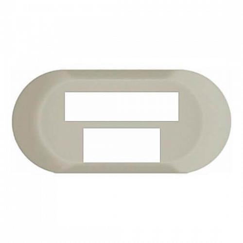 Лицевая панель Legrand Celiane коммутатора на 6 портов RJ45 титановая 068554