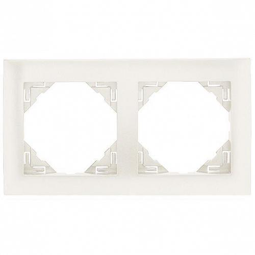 Рамка 2-постовая Efapel Logus 90 Aquarella лед 90920 TGE