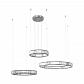 Подвесной светодиодный светильник Loft IT Crystal ring 10135/3 Chrome - фото №1
