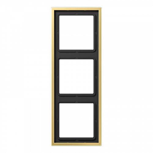 Рамка 3-постовая Jung LS 990 латунь classic ME2983C