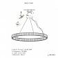 Подвесной светодиодный светильник iLedex Woodstock 10920P/1-38W-3000K-D1000 GL-CL - фото №2