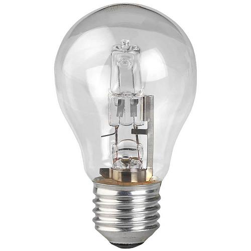 Лампа галогенная ЭРА E27 50W прозрачная HAL-A55-50W-230V-E27-CL C0038549