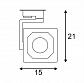 Трековый светодиодный cветильник SLV 3Ph Euro Cube 152750 - фото №2