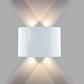 Настенный светодиодный светильник IMEX Cross IL.0014.0001-4 WH - фото №4
