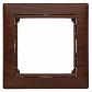 Рамка 1-постовая Legrand Valena тонированное дерево 770311 - фото №1