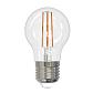 Лампа светодиодная филаментная Uniel E27 11W 4000K прозрачная LED-G45-11W/4000K/E27/CL PLS02WH UL-00005179 - фото №1