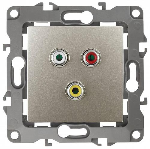 Розетка RCA ЭРА 12 12-3113-04 Б0027474