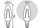 Лампа светодиодная филаментная Gauss E14 13W 4100K прозрачная 103801213 - фото №2