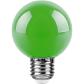 Лампа светодиодная Feron E27 3W зеленая LB-37125907 - фото №1