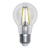 Лампа светодиодная филаментная диммируемая Uniel E27 10W 4000K прозрачная LED-A60-10W/4000K/E27/CL/DIM GLA01TR UL-00005182