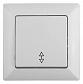 Переключатель одноклавишный ЭРА Intro Solo 10A 250V белый 4-103-01 Б0043277 - фото №1