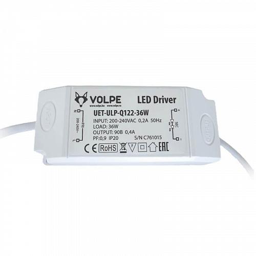 Драйвер (UL-00000438) Volpe 90V 36W IP20 0,4A UET-ULP-Q122-36W