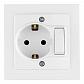 Розетка мебельная Mono Electric Accessories с/з 170-010002-008 - фото №1