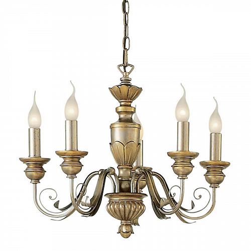 Подвесная люстра Ideal Lux Firenze Sp5 Oro Antico 020822