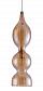 Подвесной светильник Crystal Lux Iris SP1 B Amber - фото №3