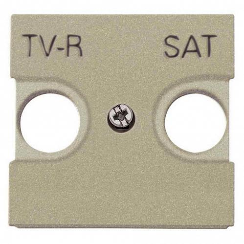 Лицевая панель ABB Zenit розетки TV-R шампань 2CLA225080N1901