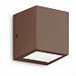 Уличный настенный светильник Ideal Lux Twin AP1 Small Coffee - фото №1