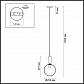 Подвесной светильник Odeon Light Pendant Okia 4673/1 - фото №3