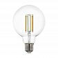 Лампа светодиодная филаментная диммируемая Eglo E27 6W 2200-6500K прозрачная 12576 - фото №1
