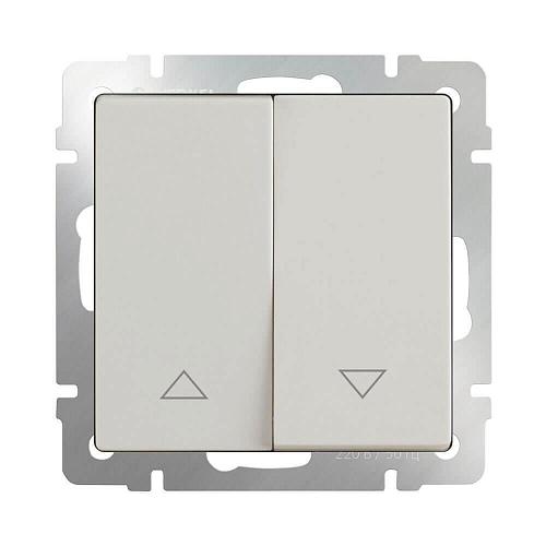 Выключатель для жалюзи Werkel WL03-01-02 слоновая кость 4690389128479