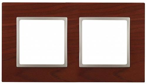 Рамка 2-постовая ЭРА Elegance 14-5302-08 Б0034573