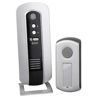 Дверные звонки серебристого цвета