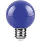 Лампа светодиодная Feron E27 3W синяя LB-37125906 - фото №1